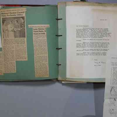 Pages 44 - 45 paper unfolded