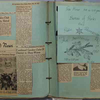 Pages 54 - 55 invitation unfolded