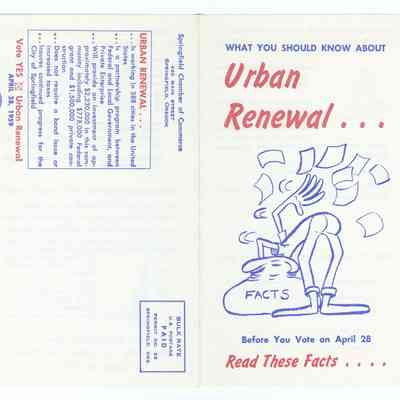Bond Election Flyers, Springfield, circa 1950-1980