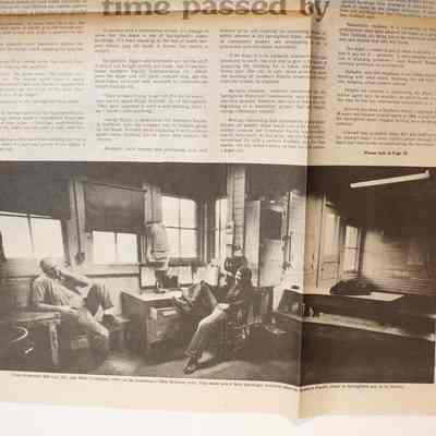 Page 19 Bottom of the unfolded newspaper