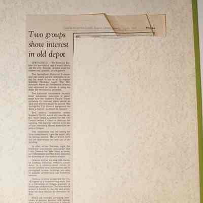 loose materials at back of scrapbook