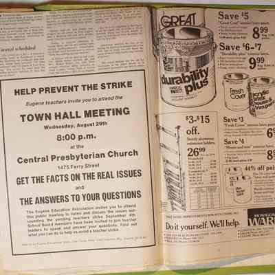 loose materials at back of scrapbook