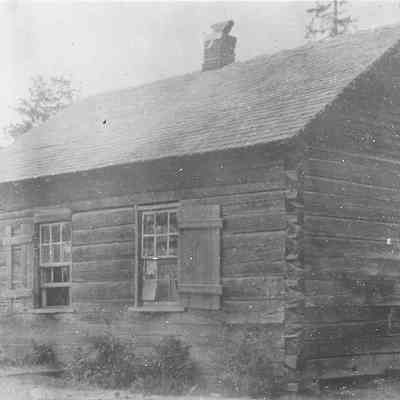 Photograph of Old Fall Creek School Building, 1890-1900
