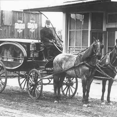 Horse-drawn hearse