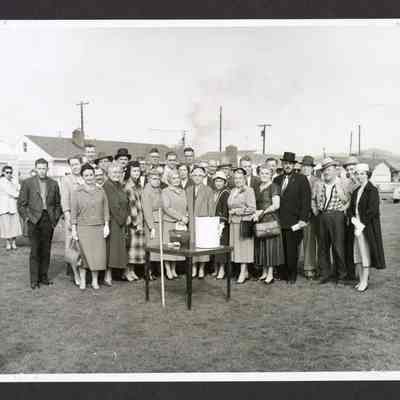 Photograph of Oregon Centennial celebration committee members, 1959