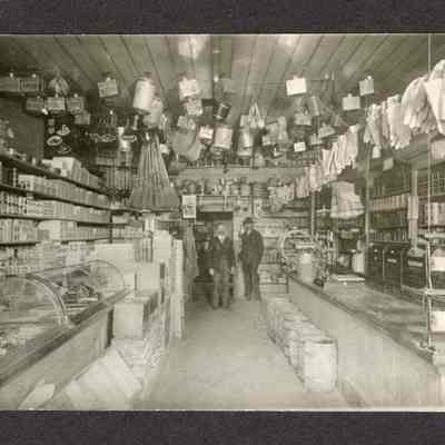 Photograph, Men at Rychard Store, Springfield, circa 1906-07.