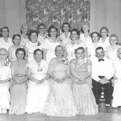Group photograph of the Neighbors of Woodcraft members, 1959