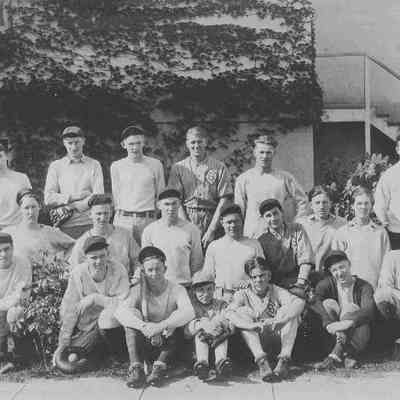 Photograph of Springfield High School baseball team, Oregon, 1928