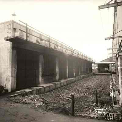 Photograph of a Lumber Mill's Dry Kilns, Undated
