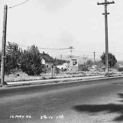 Photograph of Main Street between 7th and 8th streets, Springfield, Oregon, 1946.