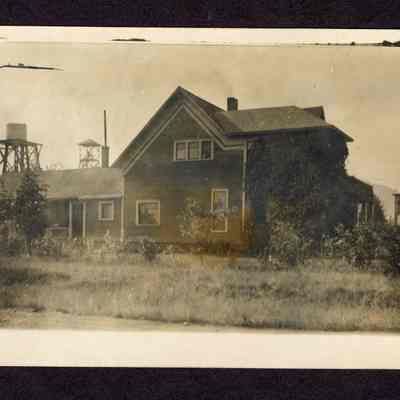 Postcard, House and Towers, Undated