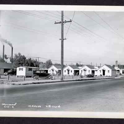 Photograph of Main St. 9th to 8th Springfield, Oregon. May 12, 1946.
