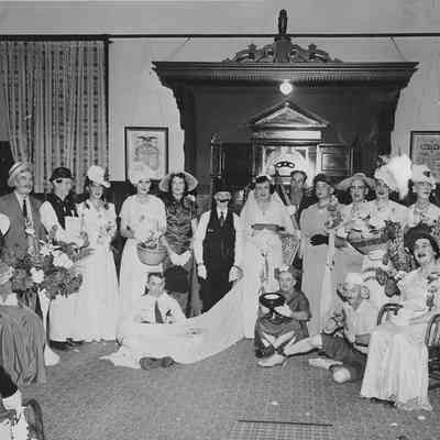 Cast of Play by the Oddfellows, 1945