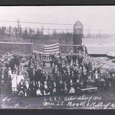 Photograph of 4-L convention, Wendling, Oregon, 1923
