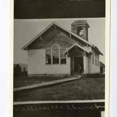 Photograph of Walterville Presbyterian Church, Walterville, Oregon, circa 1910-1932