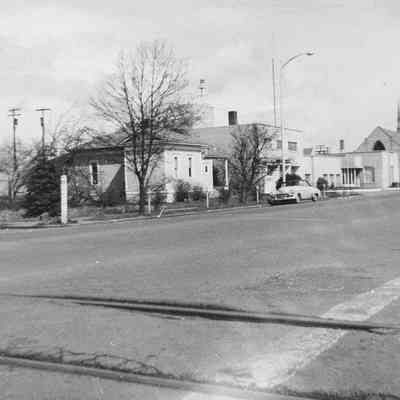 Photograph of New Library and City Hall, Springfield, Oregon, 1957