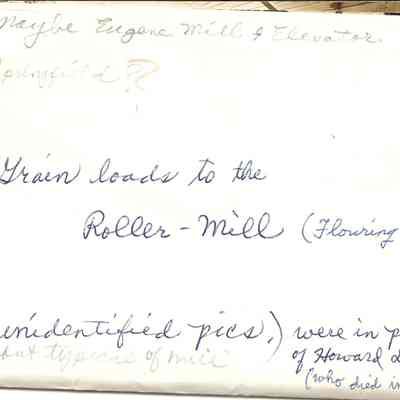 Photograph of envelope from Howard Dixen of Eugene Oregon