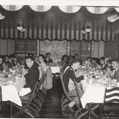 Photograph of Springfield High School Springfest Banquet, Springfield, Oregon, 1947