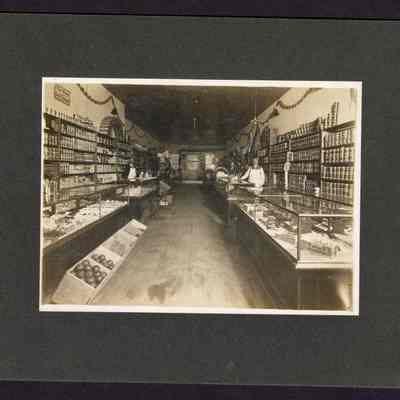 Photograph, Isaac D. Larimer Grocery Store, 1913.