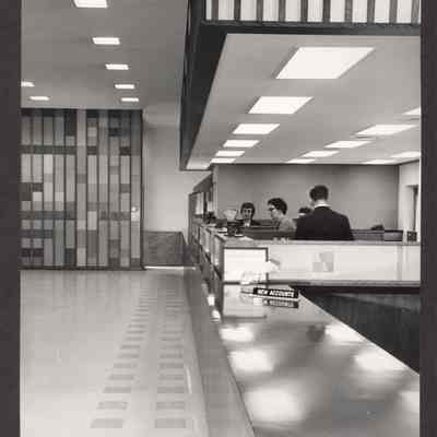 Photograph of Citizens Bank and 4 Tellers, Undated