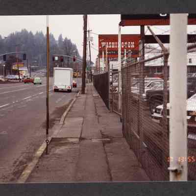 Photograph of Franklin Blvd Looking West, 1980s