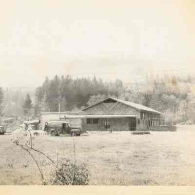 Photograph of the Walterville Elementary school, undated