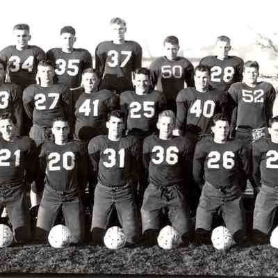 Photograph of Springfield High football team, Springfield, Oregon, 1947