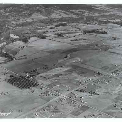 Aerial photograph of Springfield, 1946