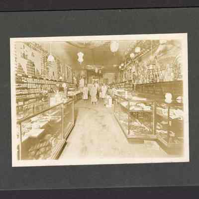 Photograph, Store interior, Date and location unknown.