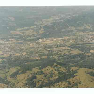 Aerial photograph of East Springfield and Thurston, South to North view, circa 1980