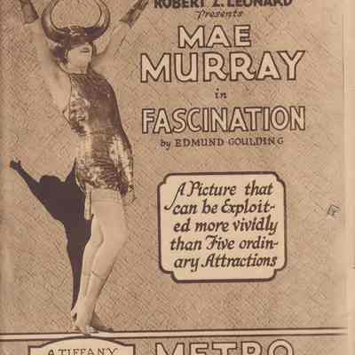 Photograph of Poster for Metro Picture Corporation film "Fascination"