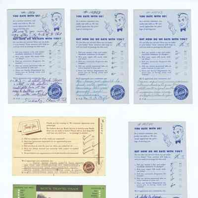 Customer Surveys, Springfield Buick, 1953-1954