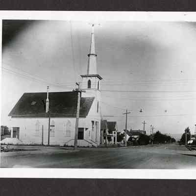 Photograph of the First Christian Church of Springfield, circa 1900