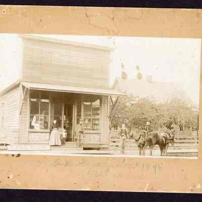 Photograph of Dr. Van Valzal, Springfield, 1896