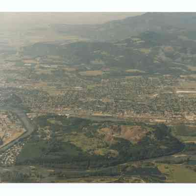 Aerial photograph of Springfield, view from South to North, circa 1980