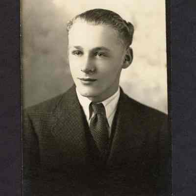 Photograph of Bob McClure, 1938