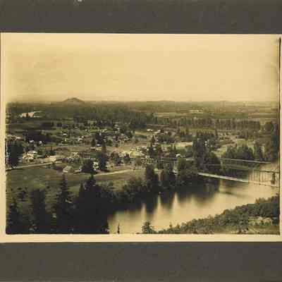 Photograph of Springfield from South Hills, Facing West