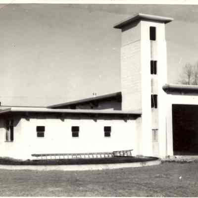 Photograph of New Fire Station, Main Street, Springfield, Oregon, Undated