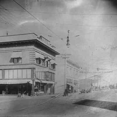 Photograph of Sutton Block Building, Main St., c. 1910