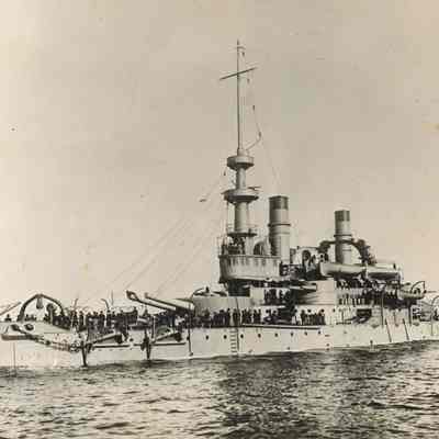 Photograph of the Ship U.S.S. Oregon BB-3, 1919