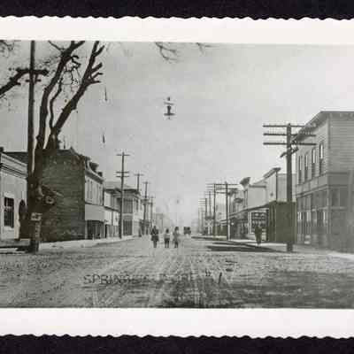Photograph of Main St. Springfield, Oregon, date unknown