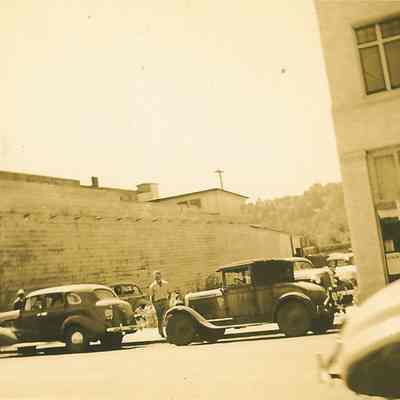 Photograph of Automobiles in Springfield Industrial Parade, Springfield, OR, 1941