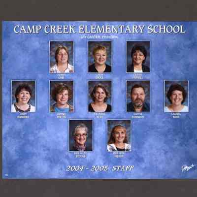 Photograph, Camp Creek Elementary, Staff, 2004-2005.