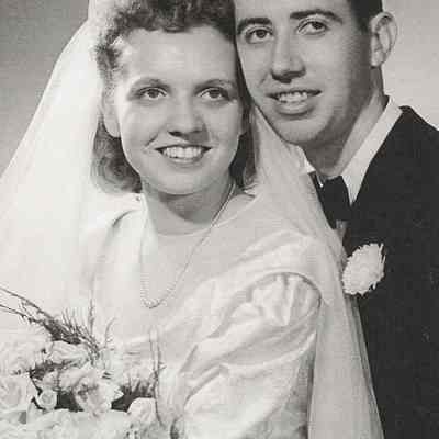 Photograph of Lorraine and Don Ford, Wedding Portrait