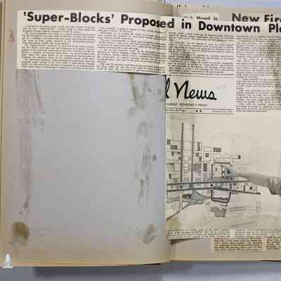 Pages 10-11 newspaper clipping unfolded