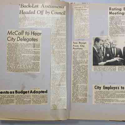 Pages 16-17 newspaper clippings unfolded
