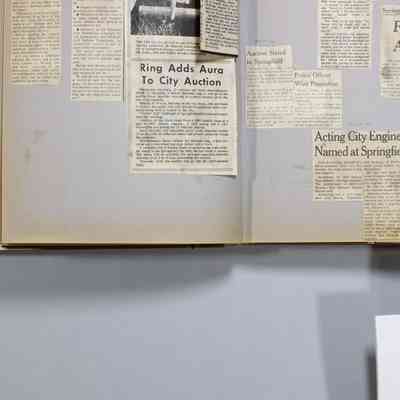Pages 18-19 newspaper clipping unfolded