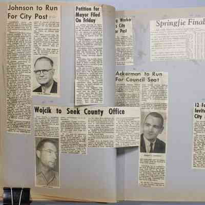 Pages 34-35 newspaper clipping unfolded
