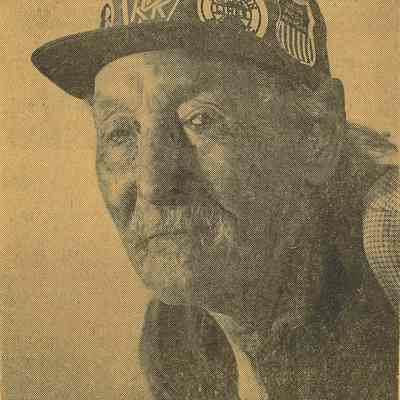 Photograph of Clipping "Willie Knickerbocker has Retired his Bicycle," Undated