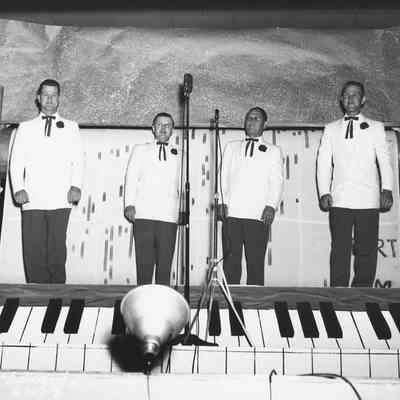 Photograph of barbershop quartet, date unknown